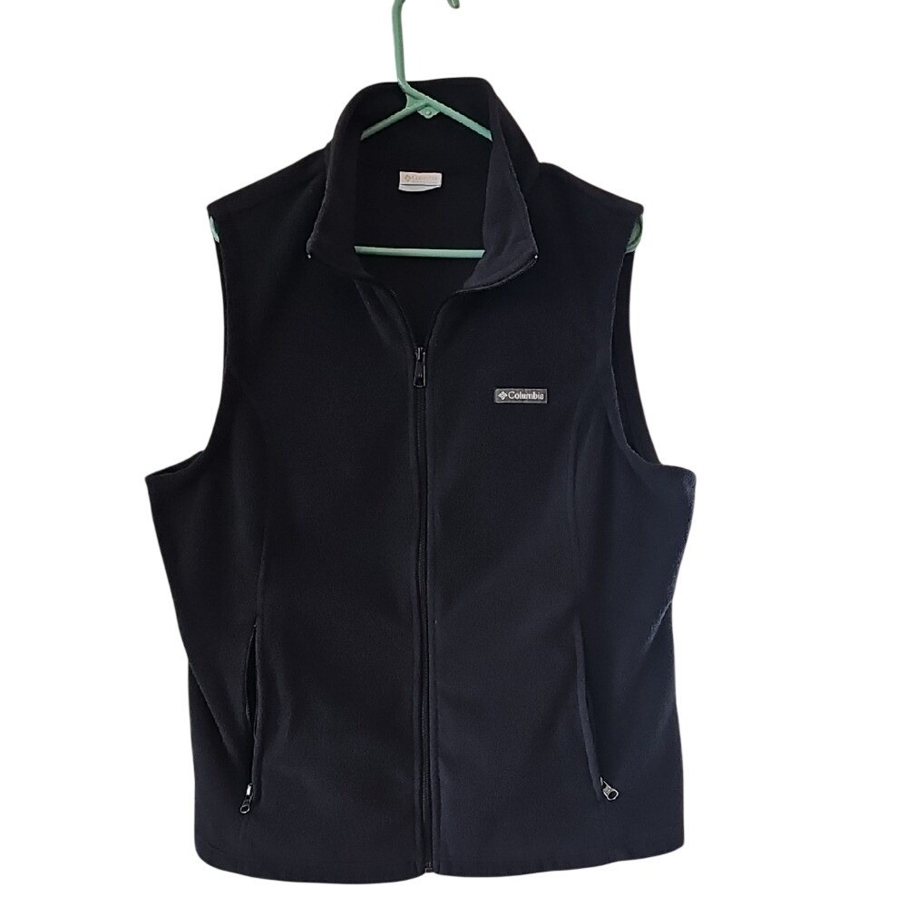 Columbia Dark Gray High Pile Fleece Vest Size XXL Womens